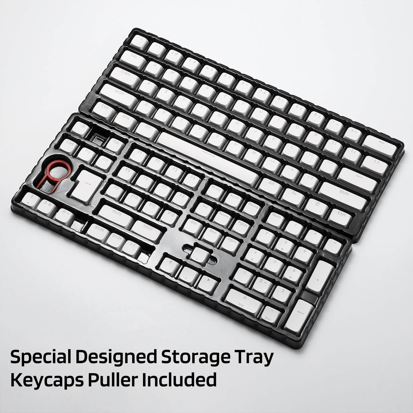 RK x LTC PBT Double Shot 117-Key Pudding Keycaps Set , Translucent XDA Profile for ISO & ANSI Layout 61/68/84/87/98/104 Keys Mechanical Keyboard (Ships to US Customers Only)